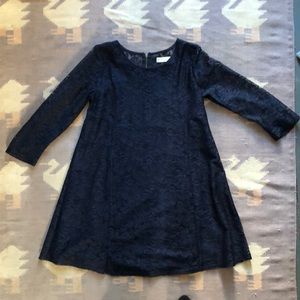 Blue lace Abercrombie mini dress